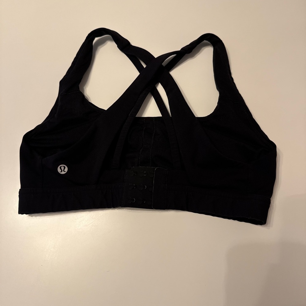 lululemon athletica Cross-Back Black Sports Bra
